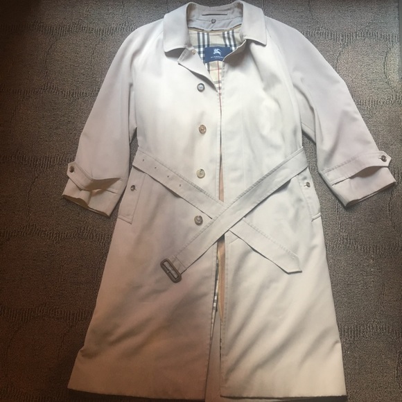 BURBERRY - Gabardine Camel hair Car Coat Tan, L - Picture 2 of 7